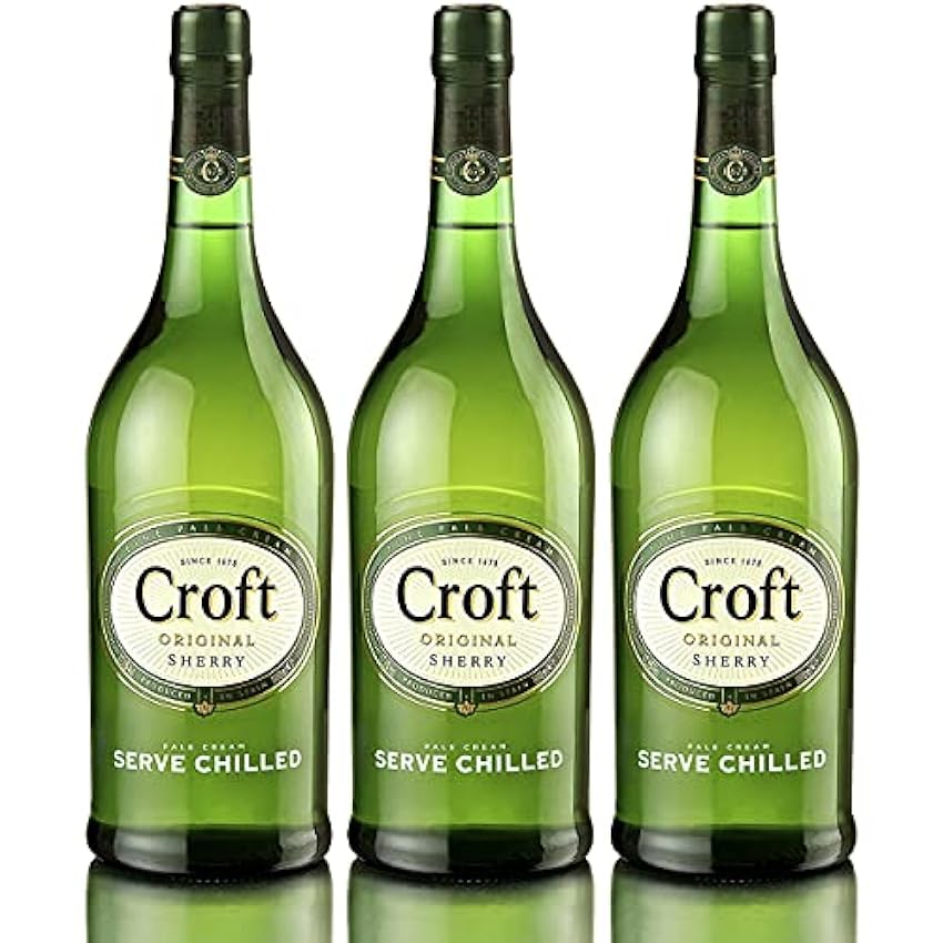Croft Original Pale Cream - Vino D.O. Jerez - 3 Botellas de 750 ml - Total: 2250 ml kBNWPrLG