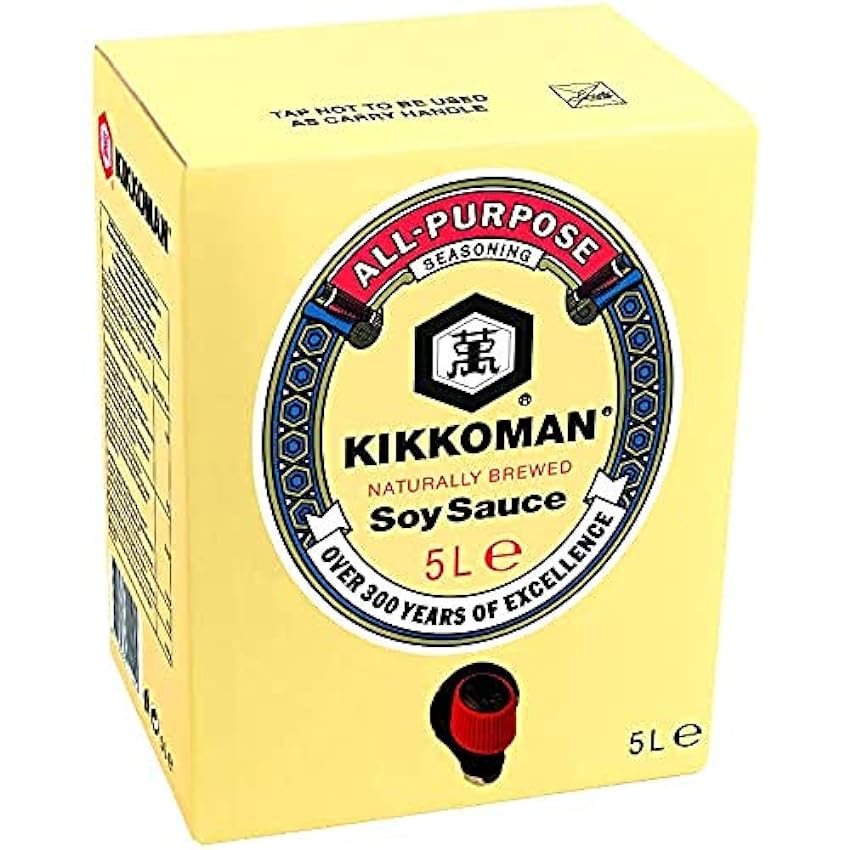 KIKKOMAN - Salsa de soja, paquete de 5 (1 X 5 LTR) PuYB