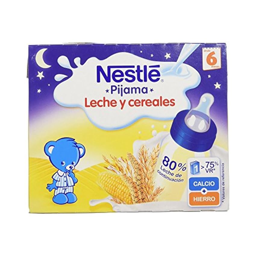 Nestlé Leche y Cereales - Pijama Paquete de 2 x 250 ml 