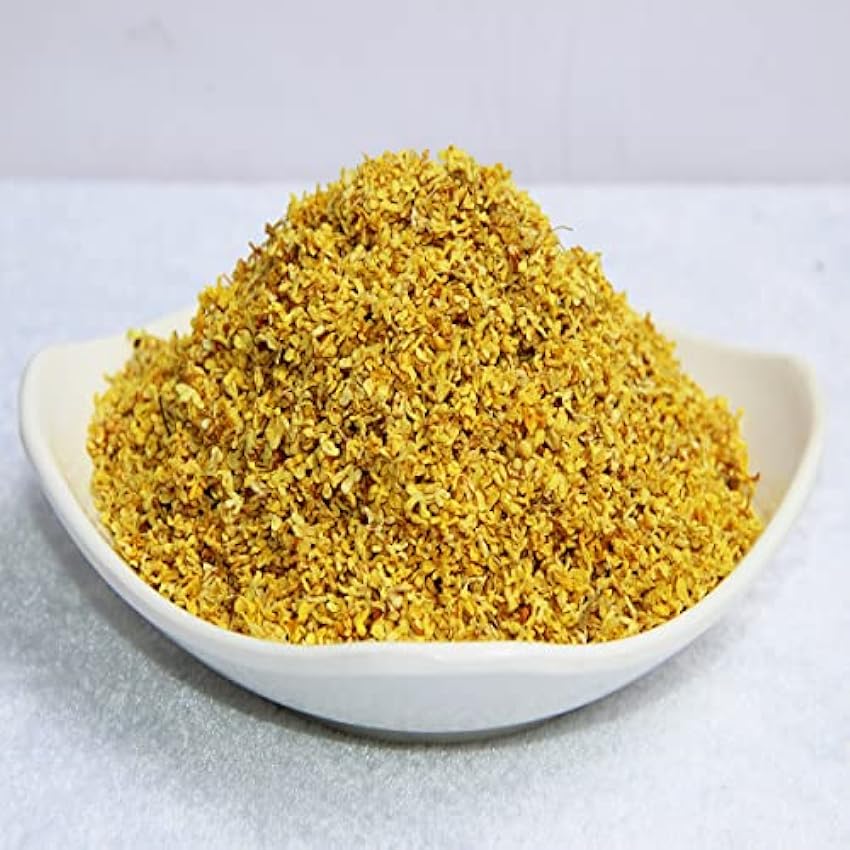 Dry osmanthus Fragrans 50 g/1.76 oz, té de hojas sueltas de osmanthus secas comestibles y para cocinar y hornear, 100% natural de té Gui Hua flor china, China HkmAYoqR