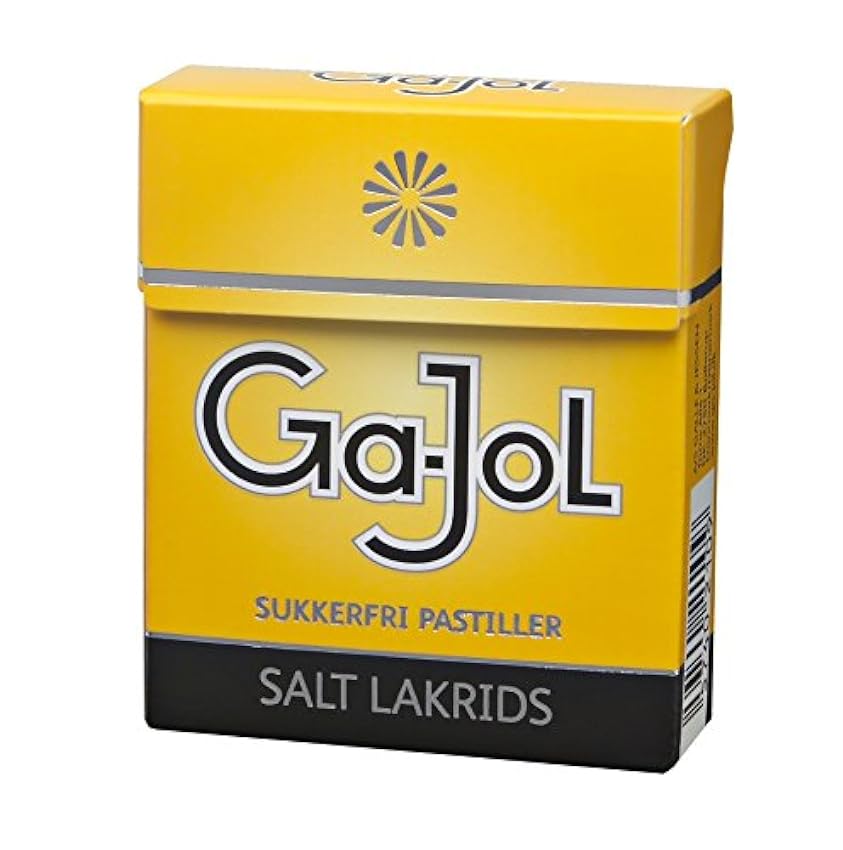GA de JOL zuckerfreie salzlakritze, 48 Pack (48 x 20 g 