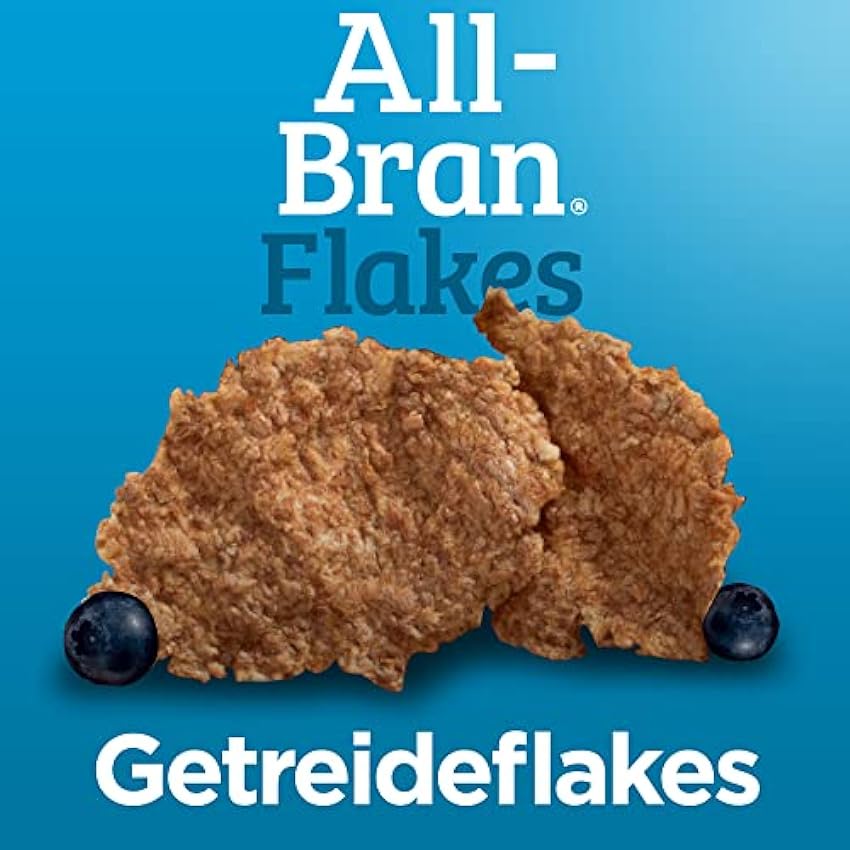 Copos de cereales All Bran Flakes de cereales crujientes, paquete individual (1 x 500 g) HLU8QkFb
