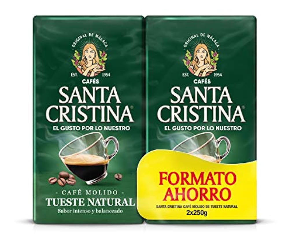 Santa Cristina Café Molido Natural 250g - 8 paquetes JF