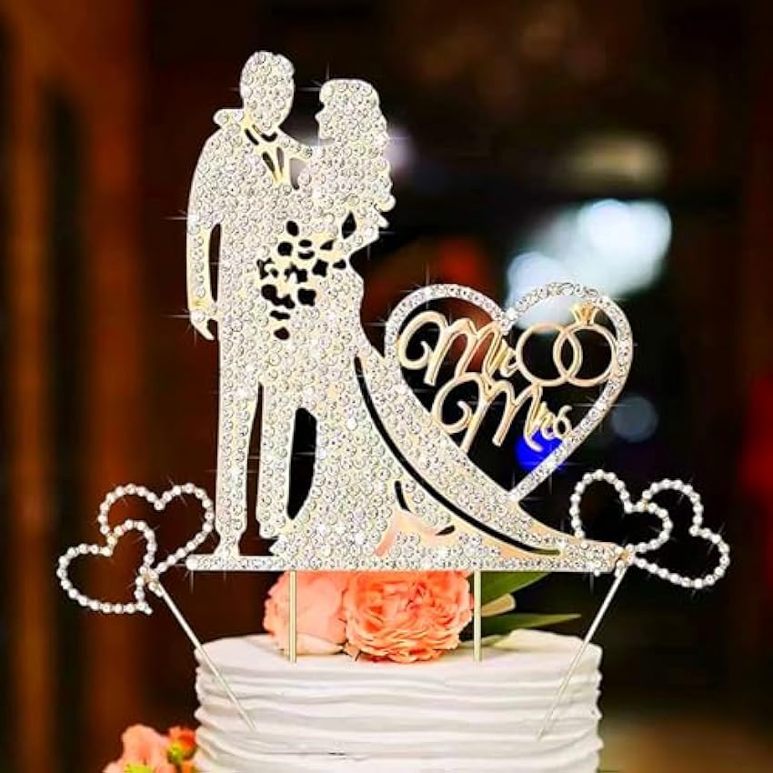 Decoración para tarta de boda personalizada PDHZSRNI