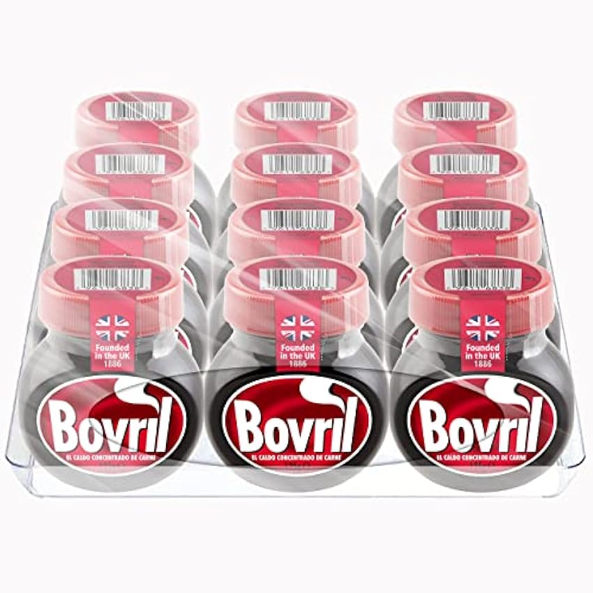 Bovril - Salsa Bovril Original, Concentrado de Carne Líquido, Condimento para dar Sabor a Carnes, Disolución Instantánea - Pack 12 x 125 g JUVaSwS0