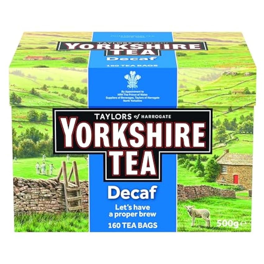 Yorkshire Tea Descafeinado - Té Negro Descafeinado, Ref