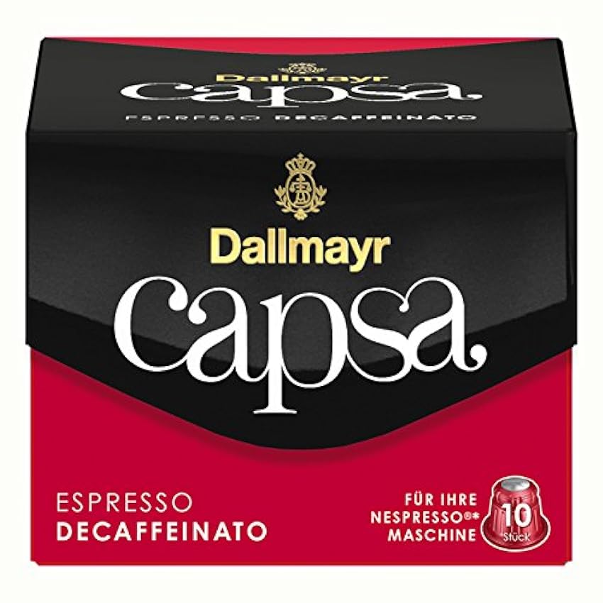 Dallmayr CAPSA Espresso Deca ffeinato, Cápsulas de Nesp