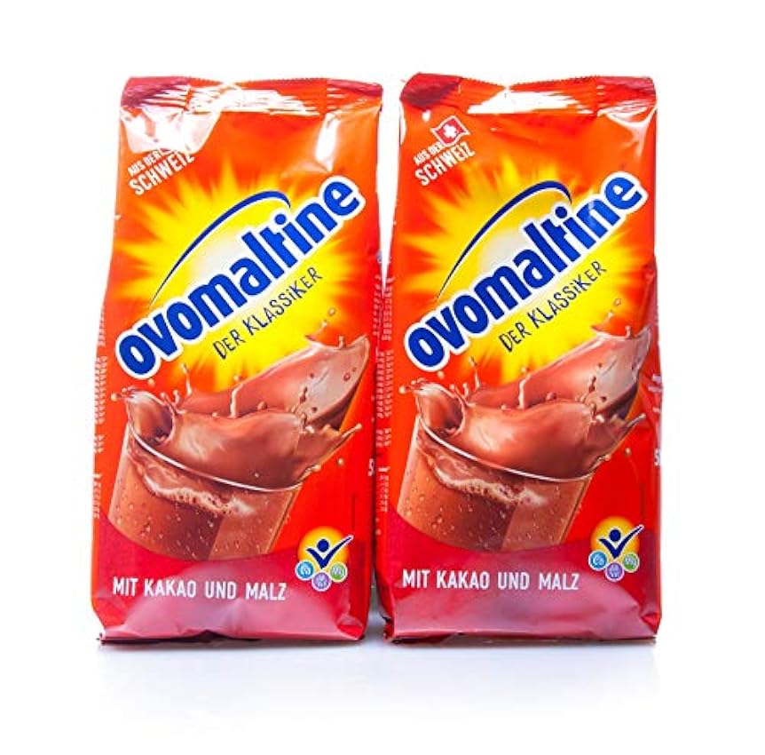 Ovomaltine Energía diaria con malta y cacao, bolsa de recambio, 3x500 g nC0drntn