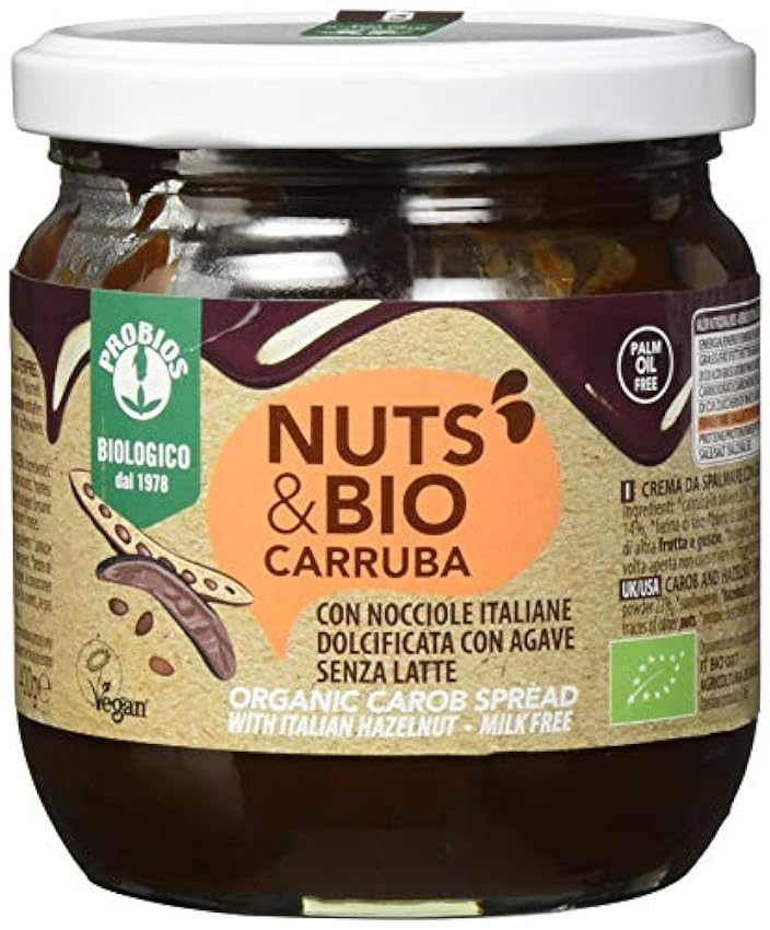 probios Nuts & bio carobe de – untar sin leche, sin Azúcar, 1er (1 x 400 g) pokKsput