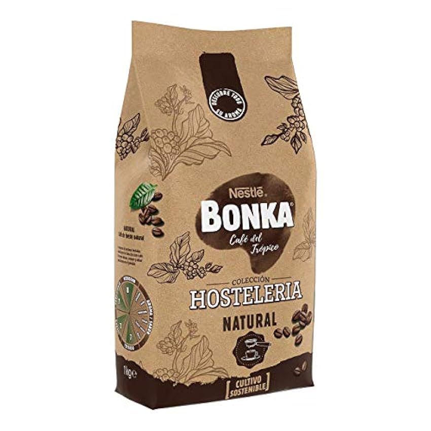 Bonka café en grano natural - 1 paquete x 1 kg HWHKkX2o