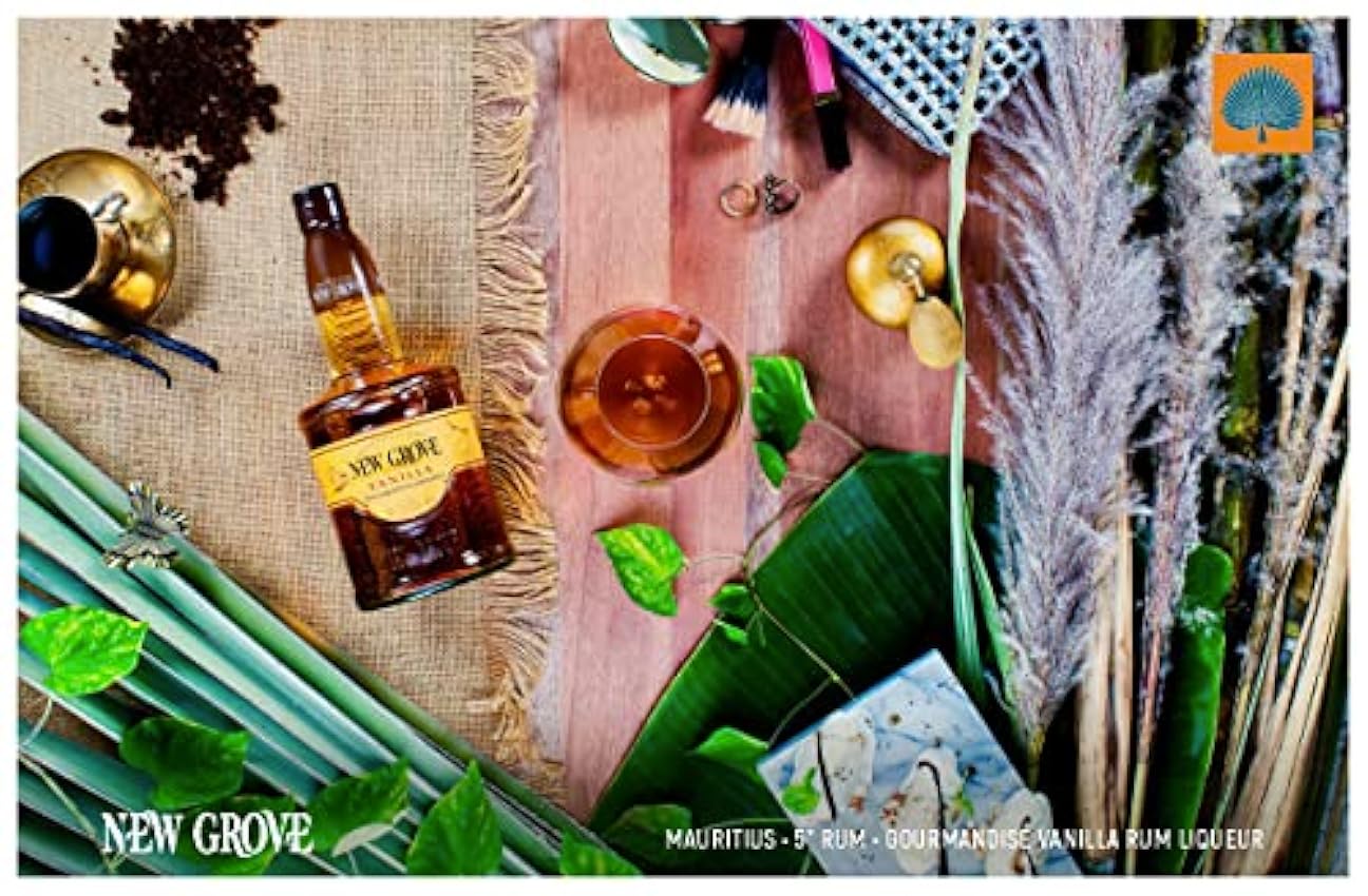 New Grove Vanilla Mauritius Island Rum-Liqueur 26% Vol. 0,7l mGHf1DWF