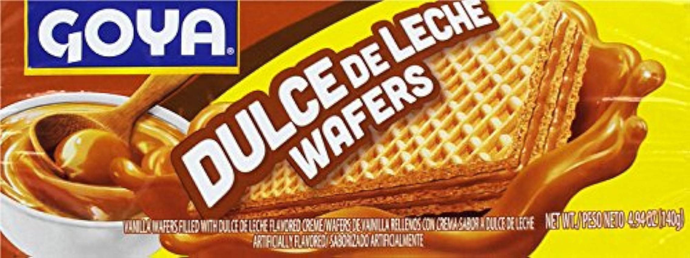 Goya Galletas Wafer Dulce de Leche - Paquete de 24 unidades lOj7TsrK