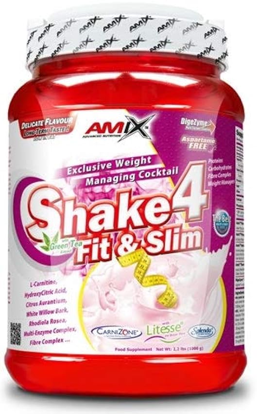 AMIX SHAKE4 Fit & Slim (1 kg) – STRAWBERRY HCrCFDfC