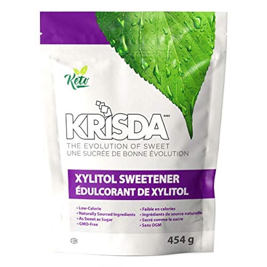 Krisda Xylitol Spoonable Natural Sweetener, 454 grams J