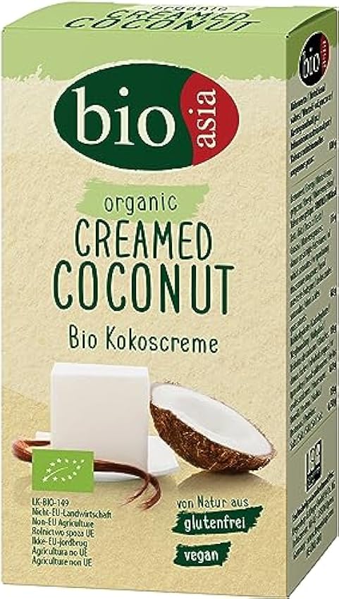 Bioasia Crema de Coco Orgánica - Paquete de 10 x 200 gr