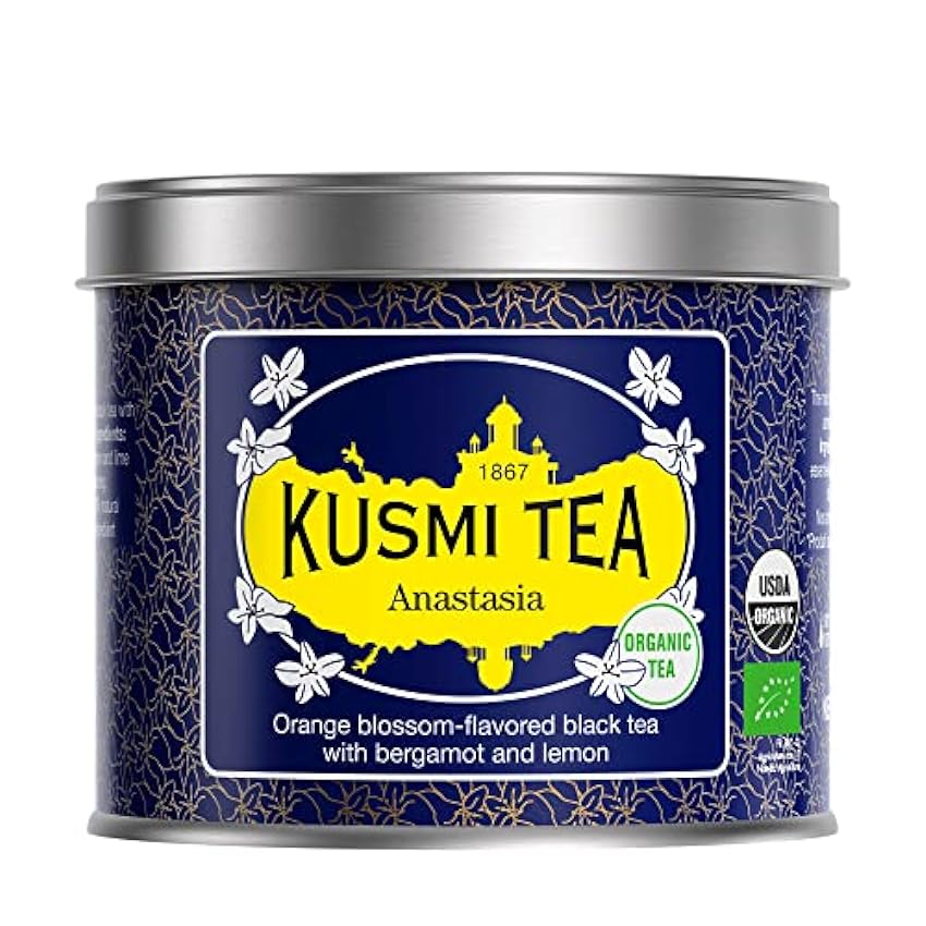 Kusmi Tea -Té Anastasia bio - Té Negro con Bergamota, c