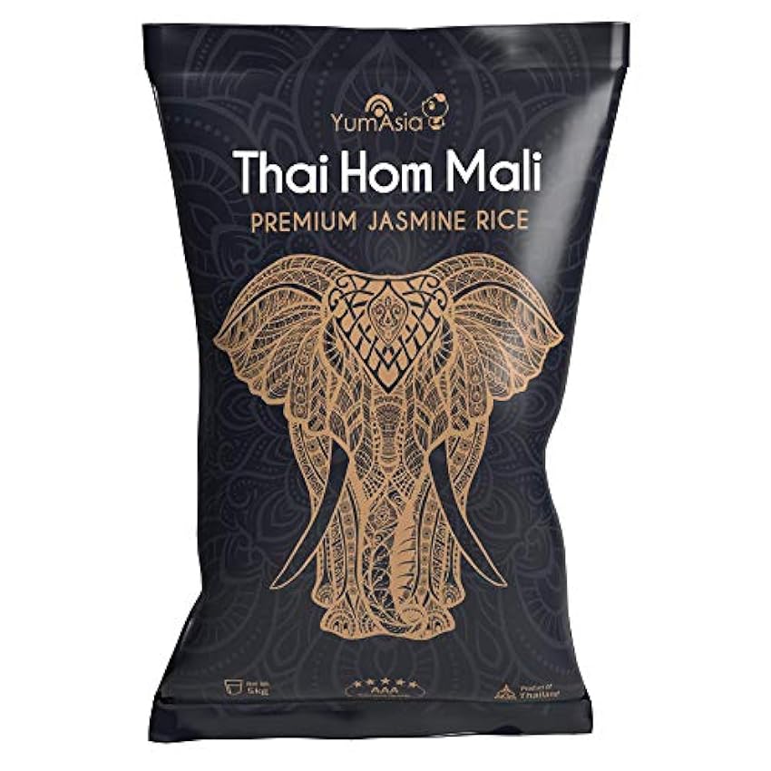Yum Asia Thai Hom Mali Premium Arroz Jazmín Blanco – 5k