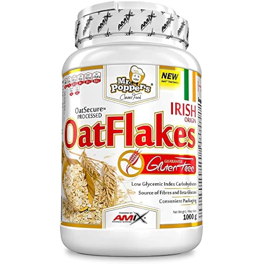 AMIX - Snack Saludable - OatFlakes en Formato de 1 kilo
