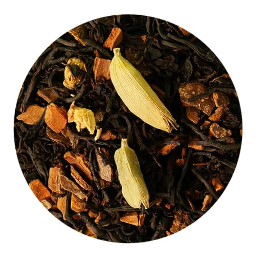 IDILICC TEA | Té Negro Chai Eco | 30 Pirámides | con Propiedades Antiinflamatorias y Antioxidantes | Ayuda a Combatir el Envejecimiento | Certificado Ecológico GWOWp3c0