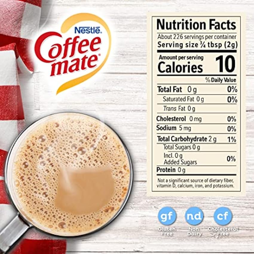 Coffee-Mate Fat Free Powdered Coffee Creamer, 16-Ounce Packages (Pack of 12) fnqK7979