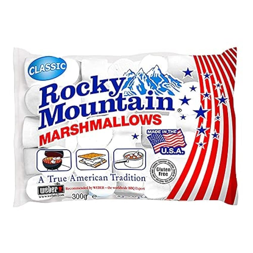 Rocky Mountain Marshmallows Classic 2x300g, dulces trad