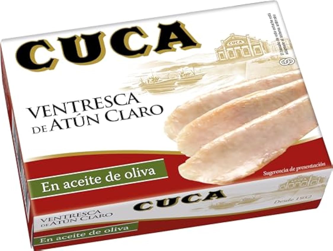 Ventresca de atún claro Cuca en aceite de oliva, 1 pack