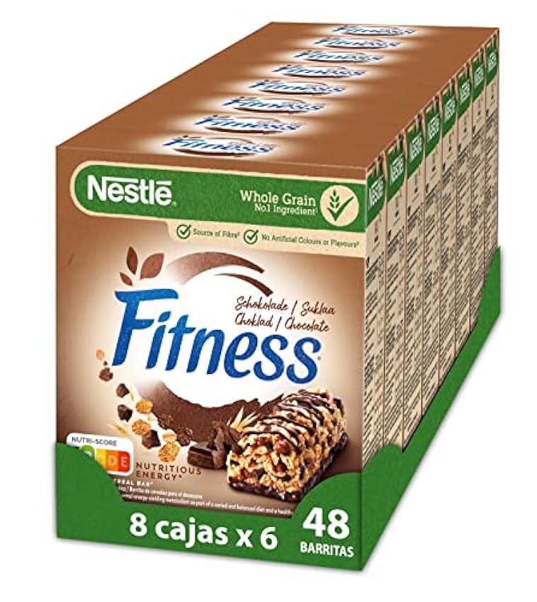 Cereales Nestlé Fitness Chocolate Barritas pack de 8 x 