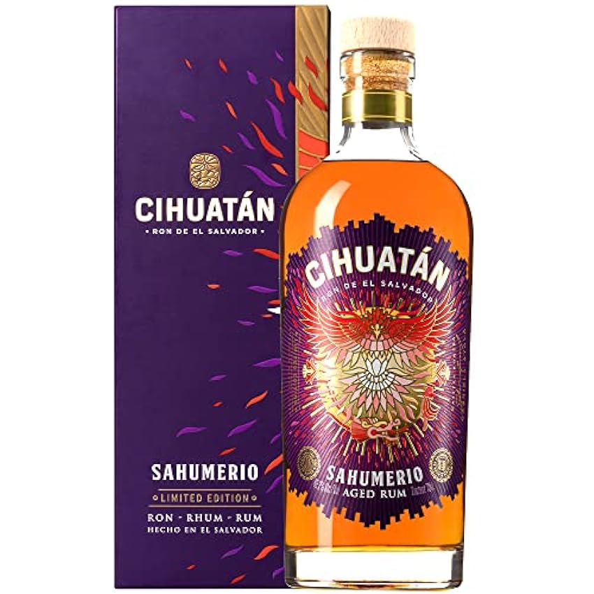 Cihuatán SAHUMERIO Rum Limited Edition 45,2% Vol. 0,7l in Giftbox JLcxF2NA