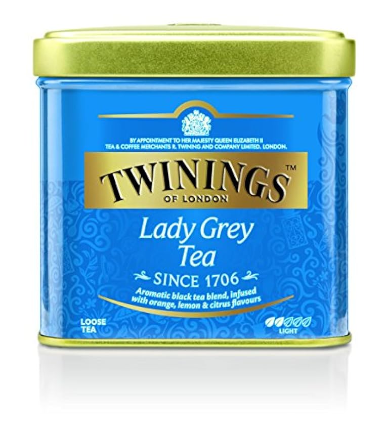 Twinings Lady Grey Tea, Loose Tea, 3.53-Ounce Tins (1 x