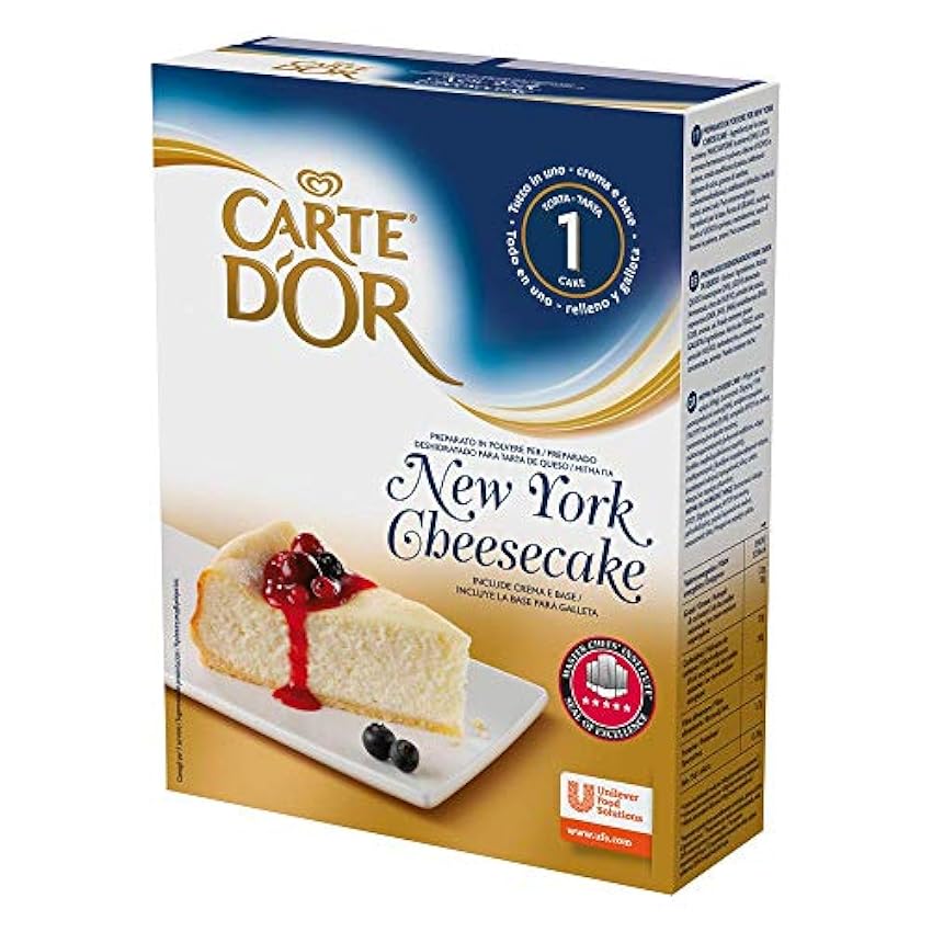 Carte D´Or Tarta de queso New York cheesecake deshidratado - 1 tarta para 10 personas mx73yQu1