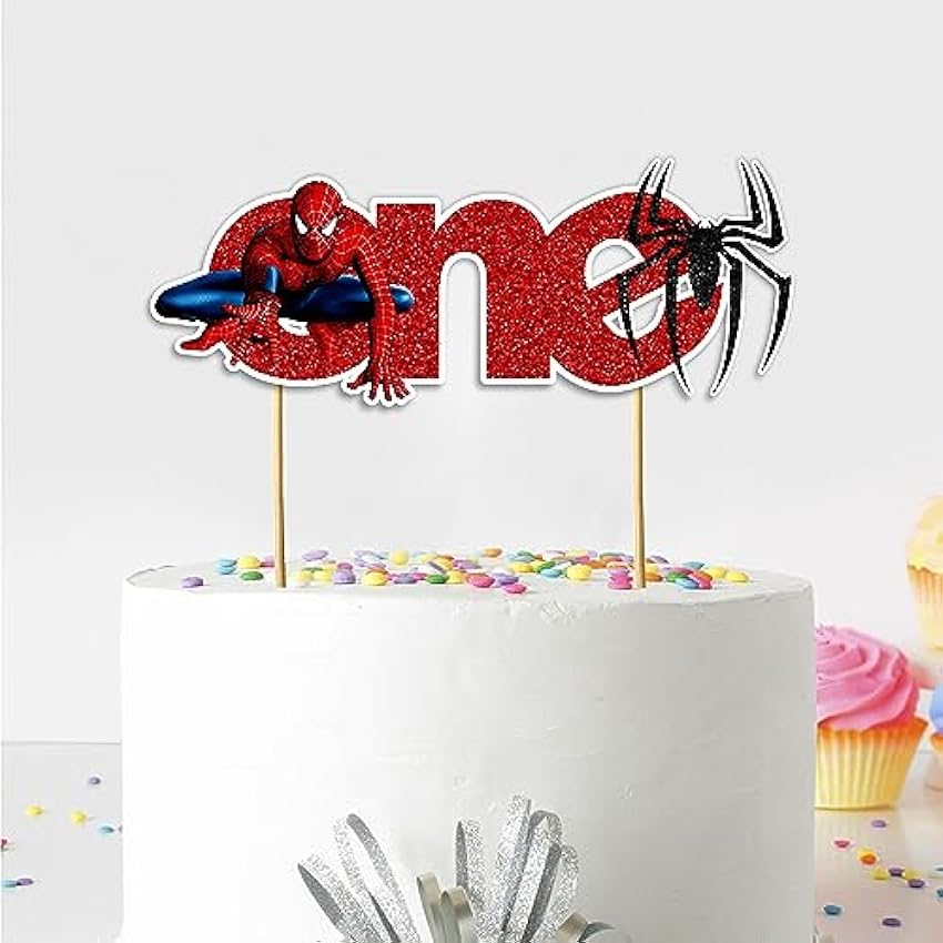 Seyal® Decoración de fiesta de cumpleaños - Spiderman O