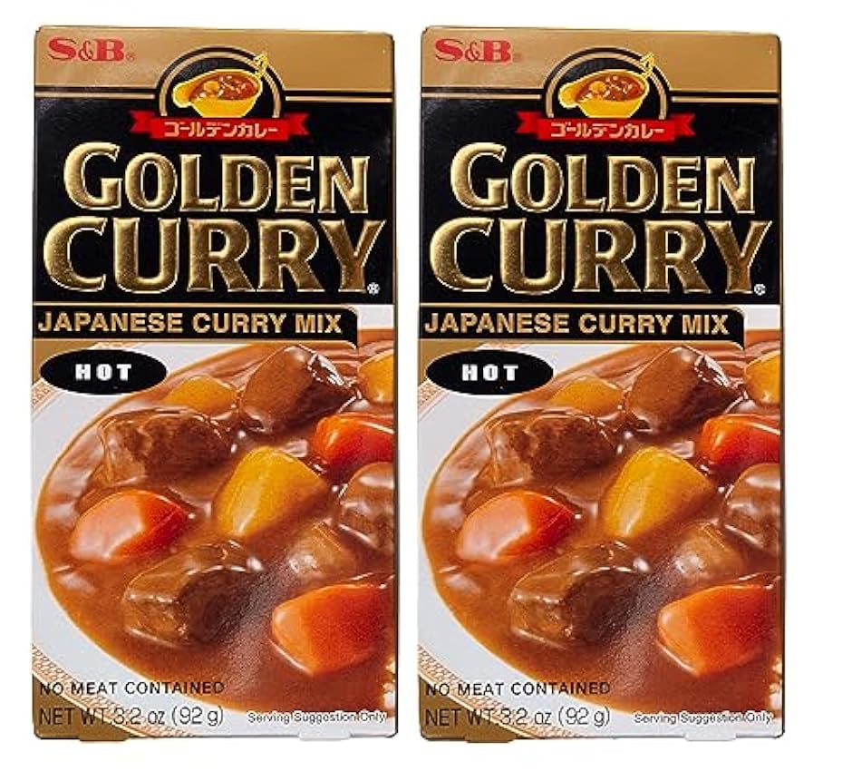 TLT FOODS - PACK 2x S&B Curry Japones en pastilla - Picante - 92g (5x18,4g) oaB4r9qY