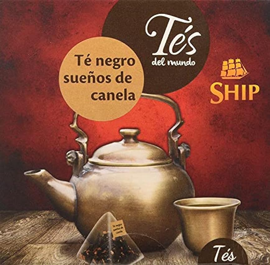 Ship - Té Negro Sueños de Canela - Caja de 15 Pirámides