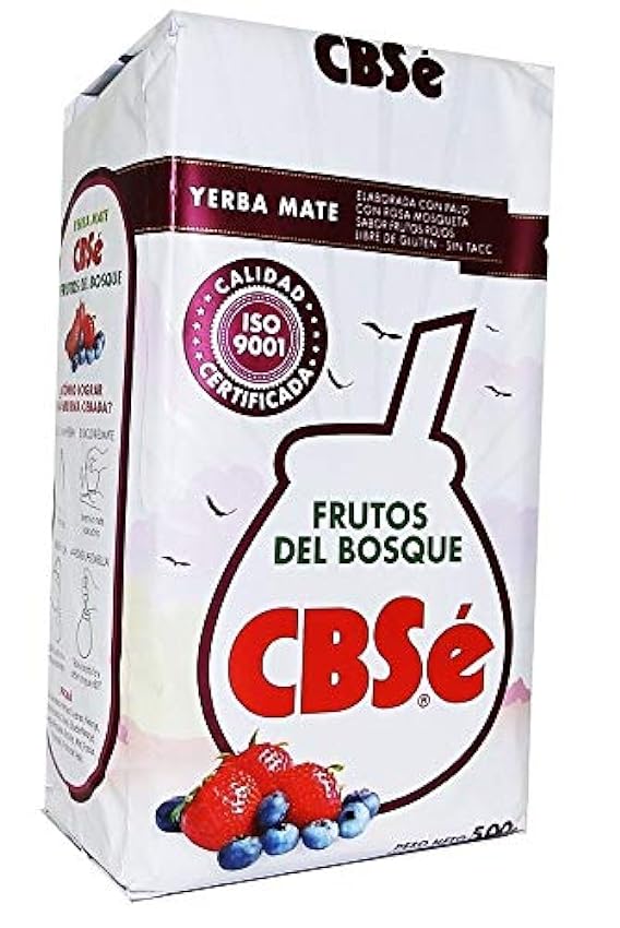 CbSe Yerba Mate Frutos Del Bosque, Bayas Silvestres, 500 Gramo JMUUn5YO