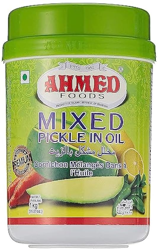 Ahmed Verduras Mixtas / Frutas en Aceite 1 Paquete de 1 kg 1000 g lyb59bcU