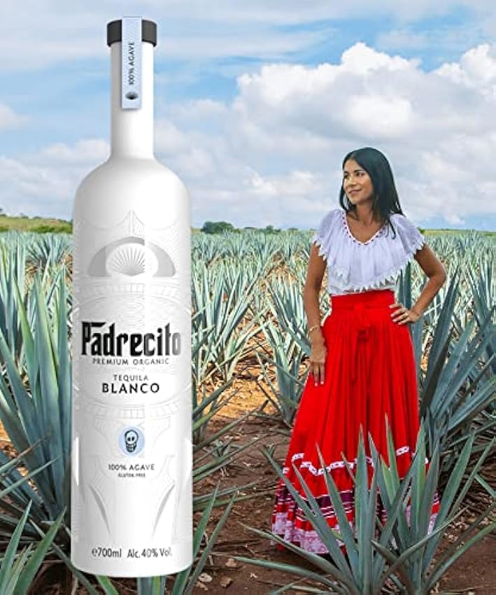 Padre Azul Premium Organic Tequila Blanco Padrecito 100% Agave 40% Vol. 0,7l G5Ks7OAq