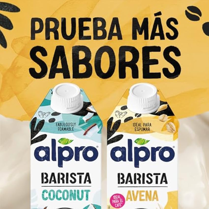 Alpro Bebida Vegetal de Avena Barista - Ideal para el café - Pack de 8 x 0,75L OrI3f3JQ