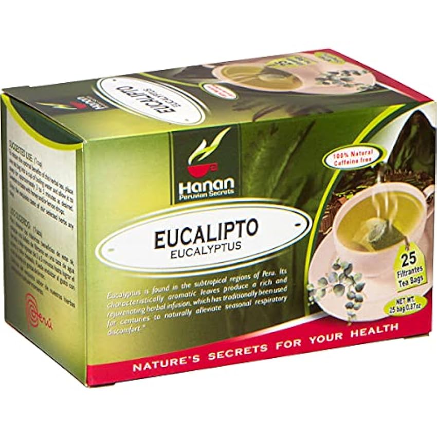 Te de Eucalipto (Eucalyptus Tea) - 25 filtrantes de te 