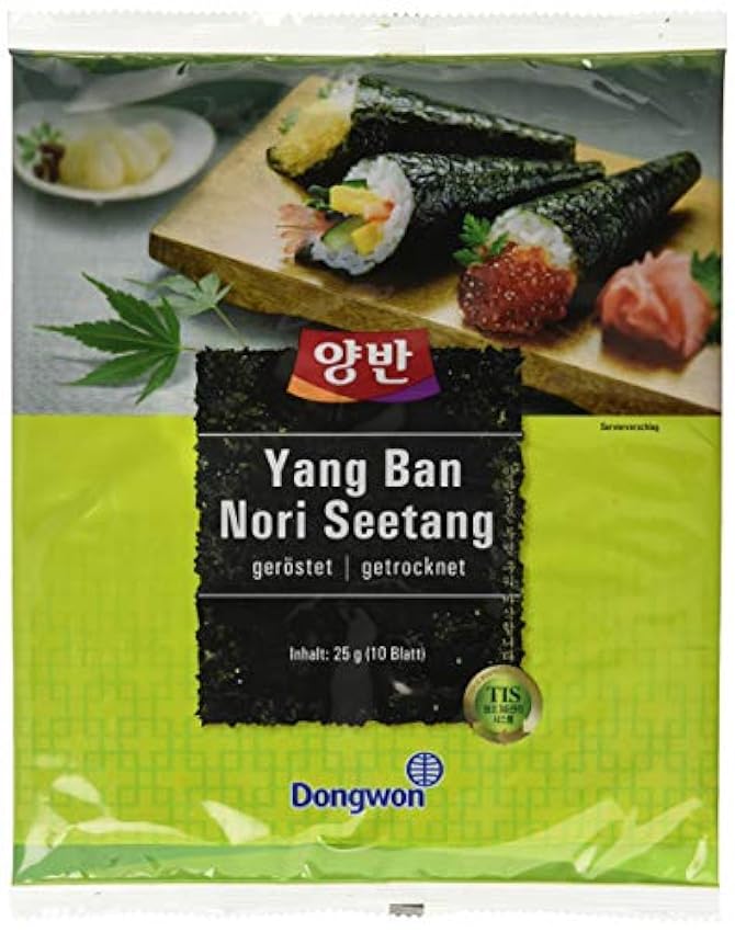 Dongwon, Alga seca y noris - 50 de 25 gr. (Total 1250 g