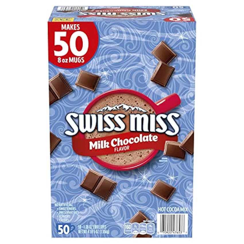 Mezcla de Chocolate Caliente Swiss Miss Milk Chocolate (Sobres de 50 a 1.38 Onzas) hI3CylQ7
