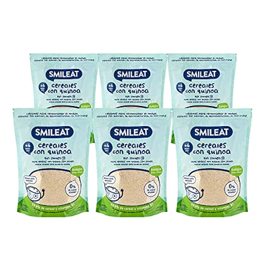 Smileat | Papilla Ecológica de Cereales para Bebés | Pa