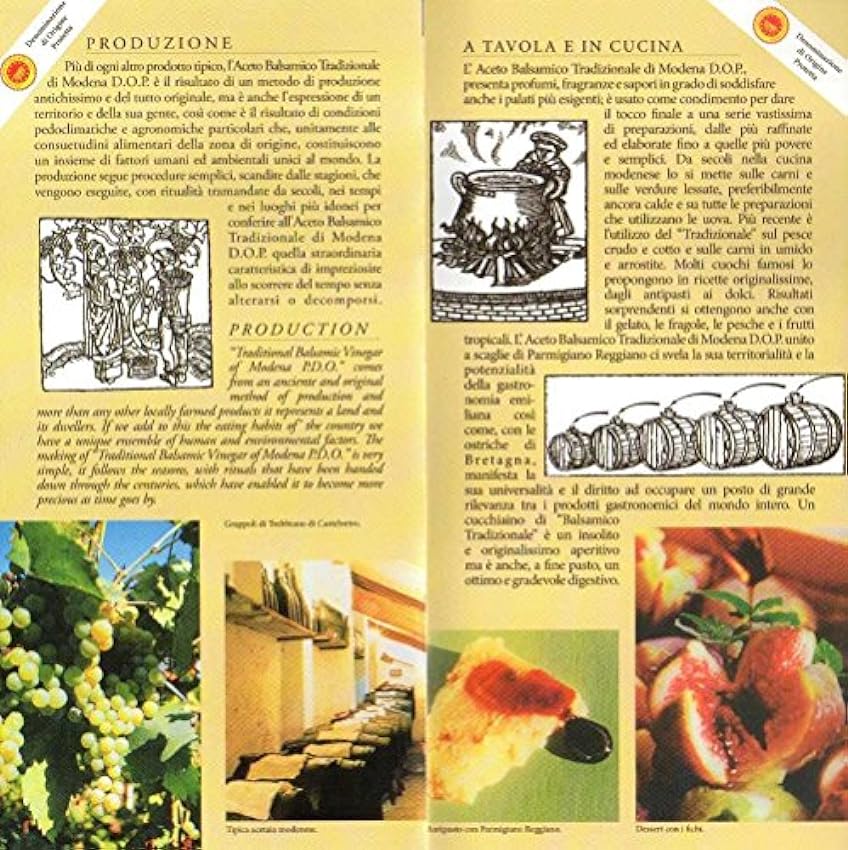 Vinagre Balsámico Tradicional de Modena envejecido 12 años Contenido 100ml+ Tapón dosador + Libro de cocina - Acetaia Malpighi FQN3GBm2