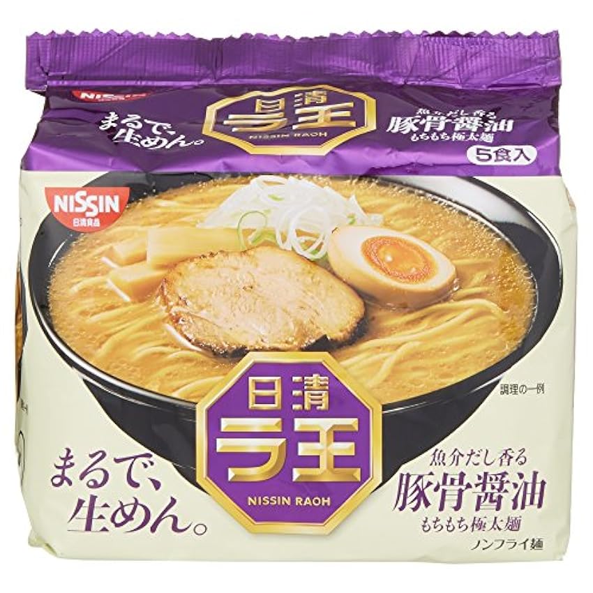 Nissin - Raoh Japanese Instant Ramen Pork Bone Soy Soup