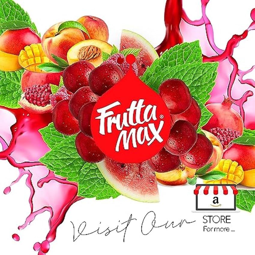 8 paquetes - FruttaMax - Energy Drink Syrup Concentrate | Less Sugar | Suitable for soda Machine (8x500ml) (8xThunderMax) J1NZ5p9Y