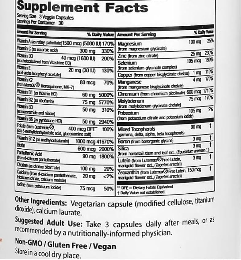 Doctor´s Best Multi-Vitamina, 90 cápsulas veganas htN7C8qX