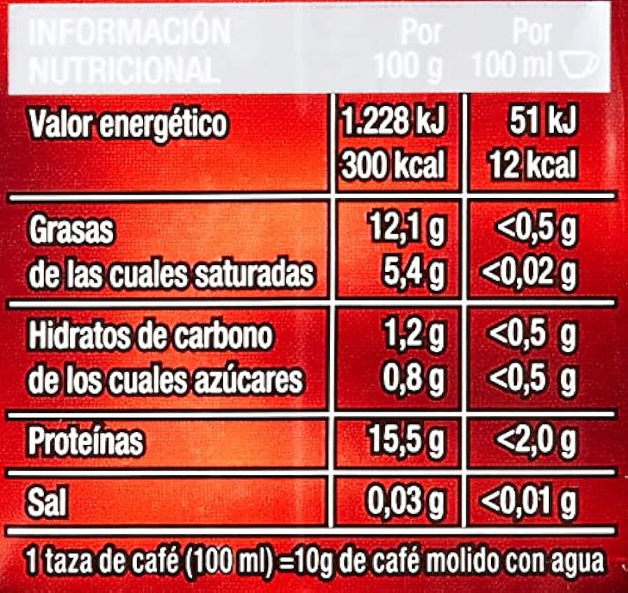 Café FORTALEZA Café molido Natural - 500 gr (Paquete de 2) fvCbO0j2
